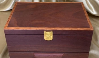 PJBDT 2402-L0796 - Premium Jarrah Jewellery box with Drawer and Tray SOLD