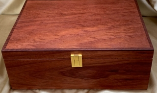 A4DB 2402-L0866 - Premium Hand Made Jarrah A4 Executive Document Box