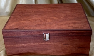 A4DB 2404-L0940 - Premium Hand Made Jarrah A4 Executive Document Box SOLD