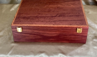 A4DB 2406-L0967 - Premium Hand Made A4 Jarrah Document Box