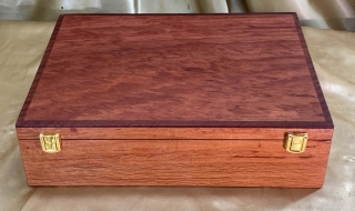 A4 DB 2408-L0974 - Premium Hand Made Document Box - Australian Sheoak & Jarrah