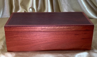 PJBT 2411-L1599 - Premium Large Western Australian Jarrah Jewellery Box with Removable Tray SOLD