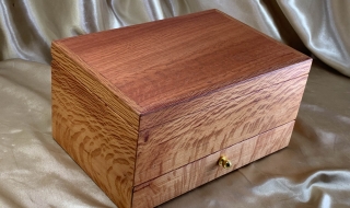 PJBDT 2408-L1723 - Premium Australian Sheoak Jewellery Box with Drawer and Tray SOLD