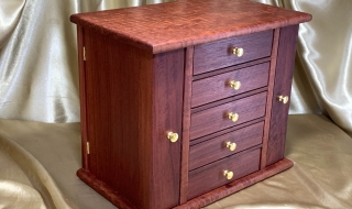 LEDJBW 2425-L2149 - Limited Edition Multi Drawer Jewellery Box - Australian Jarrah SOLD