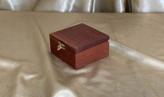 PSTRB 22015-L6443 - Small Wooden Trinket Box with Blue lining - Western Australian Timber