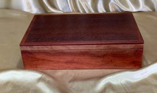 PMLKB 2404-L2050 - Premium Medium / Large Wooden Keepsake Box - Hand Made from Australian Jarrah