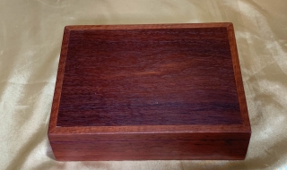 PMSB 2401-L2059 - Medium / Small Jarrah Keepsake / Jewellery Box - Hand Made in Australia