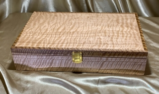 PLEKB 2411-L2770 - Premium Large Wooden Jewellery or Executive Keepsake Box - Australian Blackbutt