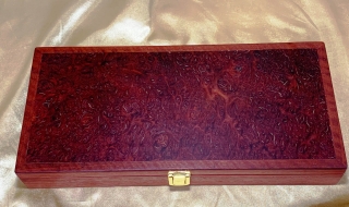 PLRKB 242508-L3659 - Premium Resin Filled Jarrah Jewellery or Keepsake Box - Hand Made in Australia