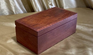 PMTB 242512-L3093 - Premium Medium Jarrah Treasure Box - Hand Made in Australia SOLD