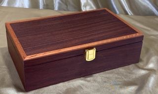 PMLKB 25014-L4472 - Premium Australian Wooden Keepsake or Jewellery Box - Jarrah