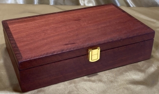 PSLJB 25015-L4456 - Premium Wooden Keepsake or Jewellery Box - Handcrafted from Australian Jarrah
