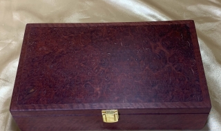 PSLJB 25016-L4575 - Premium Australian Timber Jewellery Box with Jarrah Burl Lid