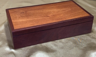 PMKJB 2018-L4518 - Premium Wooden Jewellery, Keepsake or Treasure Box - Australian Jarrah & Sheoak