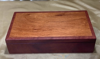 PMKJB 25020-L4508 - Premium Australian Jarrah and Sheoak Jewellery, Keepsake or Treasure Box