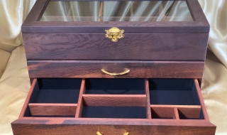 Custom Made Australian Timber Gentleman's Accessory Box 