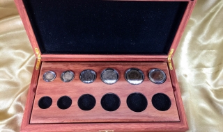 Custom Made Jarrah Coin Box - Made Previously