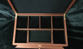 Custom Made Large Jarrah Gentleman's Watch Box