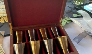 Custom Made Jarrah Shot Glass Box