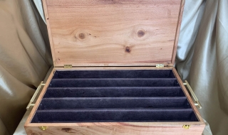 Custom Made Blackbutt Ore Sample Box 
