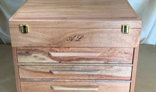 Custom Made Multi Drawer Ladies Accessory Box Handcrafted from Australian Silky Oak 