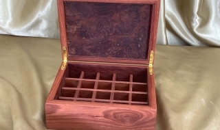 Custom Made Jarrah Burl Essention Oil Box 