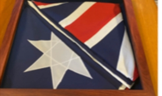 Custom Made Jarrah Case to Display a Tribute Australia Flag 