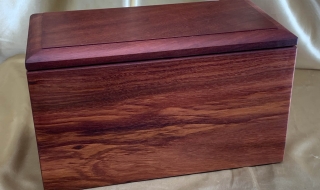 Custom Made Large Australian Woody Pear Human Cremation Box 