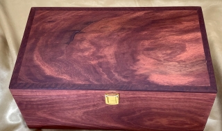 Custom Made Jarrah Watch Box with Removable Tray 