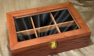 Custom, Made Australian Sheoak Watch Box with Divisions and cushions for 6 Watches 