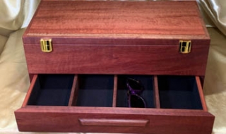 Custom Made Australian Jarrah Gentleman's Watch and Accessory Box 