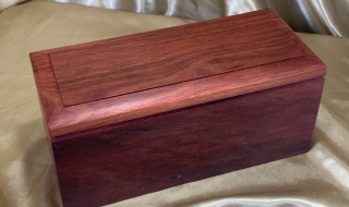 PCBXL 25001-L4608 - Limited Edition Large Hand Crafted Jarrah Pet Cremation Box