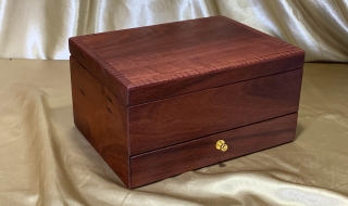 PJBD 25007-L5687 - Premium Hand Made Wooden Jewellery Box with Drawer - Australian Jarrah SOLD