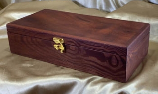 PLKB 25909-L6475 - Premium Handcrafted Wooden Keepsake Box - Australian Woody Pear SOLD