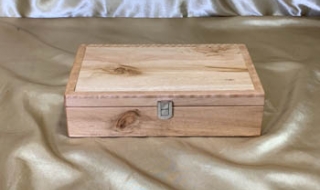 PSTB 25920-L6241 - Premium Handcrafted Wooden Treasure / Trinket Box - Small SOLD