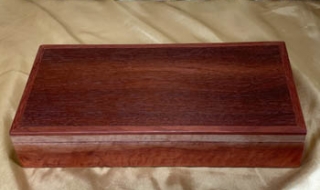 PLJKB 2409A-L3946 - Large Handcrafted Wooden Jewellery or Keepsake Box - Australian Jarrah