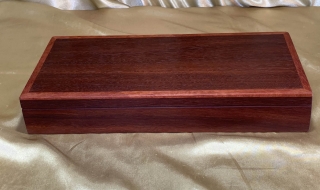 PLJKB 2410-L2031 - Long Hand Made Wooden Keepsake or Jewellery Box - Australian Jarrah SOLD