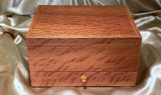 PJBDT 251003-L6807 - Premium Handcrafted Timber Jewellery Box with Drawer and Tray - Sheoak SOLD
