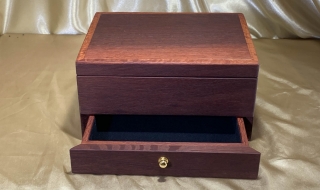 PJBD 25008-L5826 - Premium Western Australian Woody Pear Jewellery Box with Drawer
