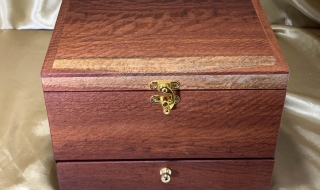 PJBDT 2605DT2-L9097 - Premium Australian Wooden Jewellery Box with Drawer AND Tray - Handcrafted