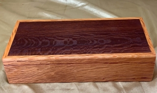 PMTDB 2605TP2-L9146 - Premium Handcrafted Wooden Treasure / Desk Box - Made in Australia