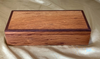 PMTDB 2605TP3-L9153 - Premium Australian Wooden Treasure / Desk Box - Handcrafted