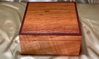 PJBT 2607T4-L9832 - Premium Quality Handcrafted Square Jewellery Box with Removable Tray