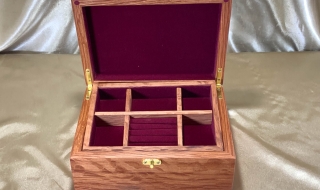 PJBT 2607T5-L9992 - Premium Australian Wooden Jewellery Box with Removable Tray - Handcrafted in Sheoak
