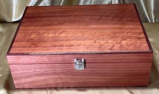 A4DB 2607A5-L9885 - Limited Edition Australian Jarrah Handcrafted Wooden A4 Document Box